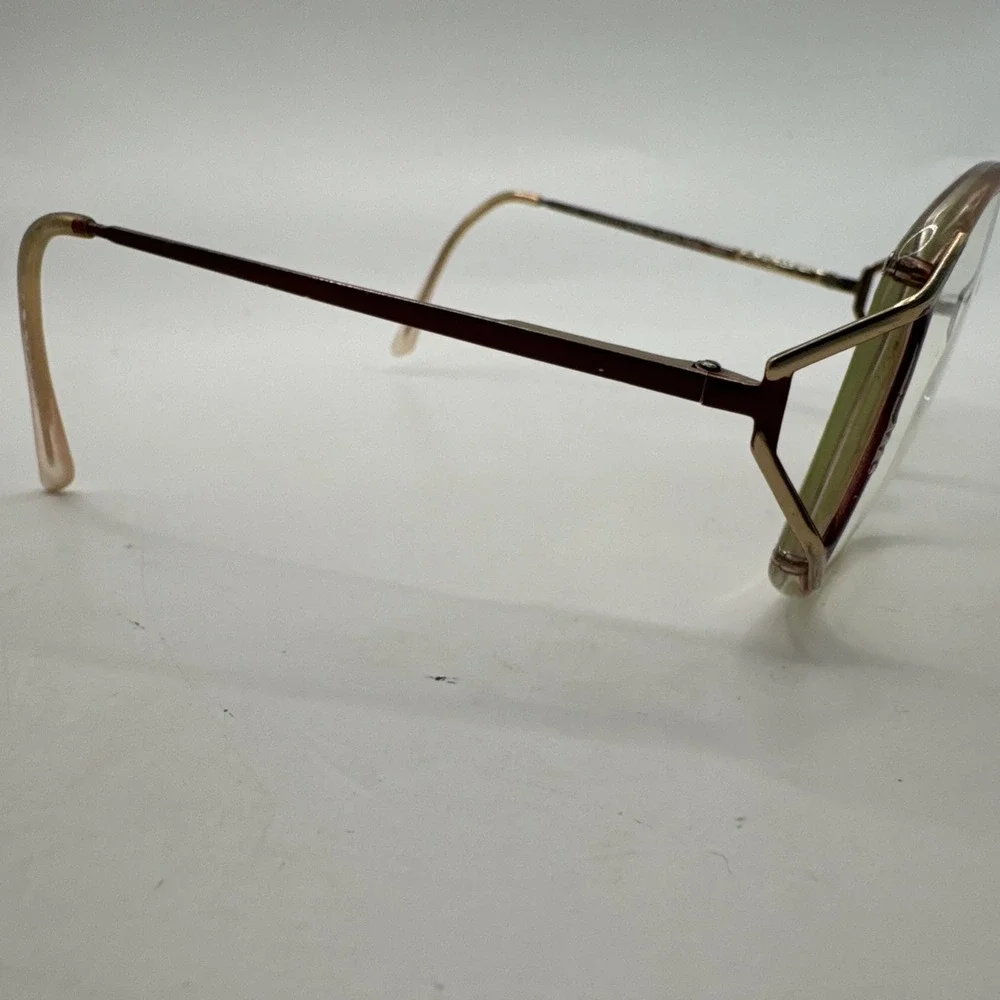Vintage Safilo Lady Eyeglass Frames Elasta 5646 Golden Girls Made In Italy VTG